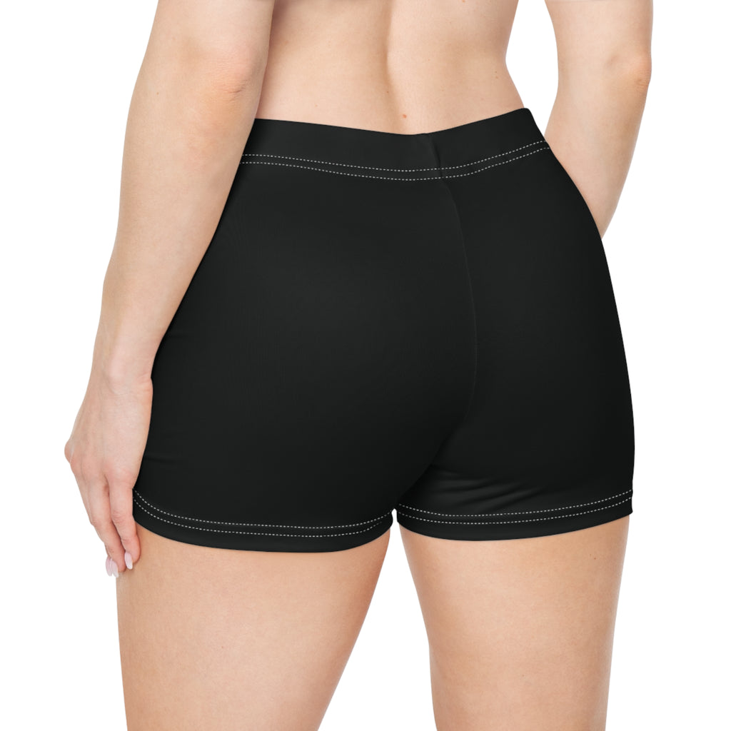 VV Varsity Black Women's Athletic Shorts
