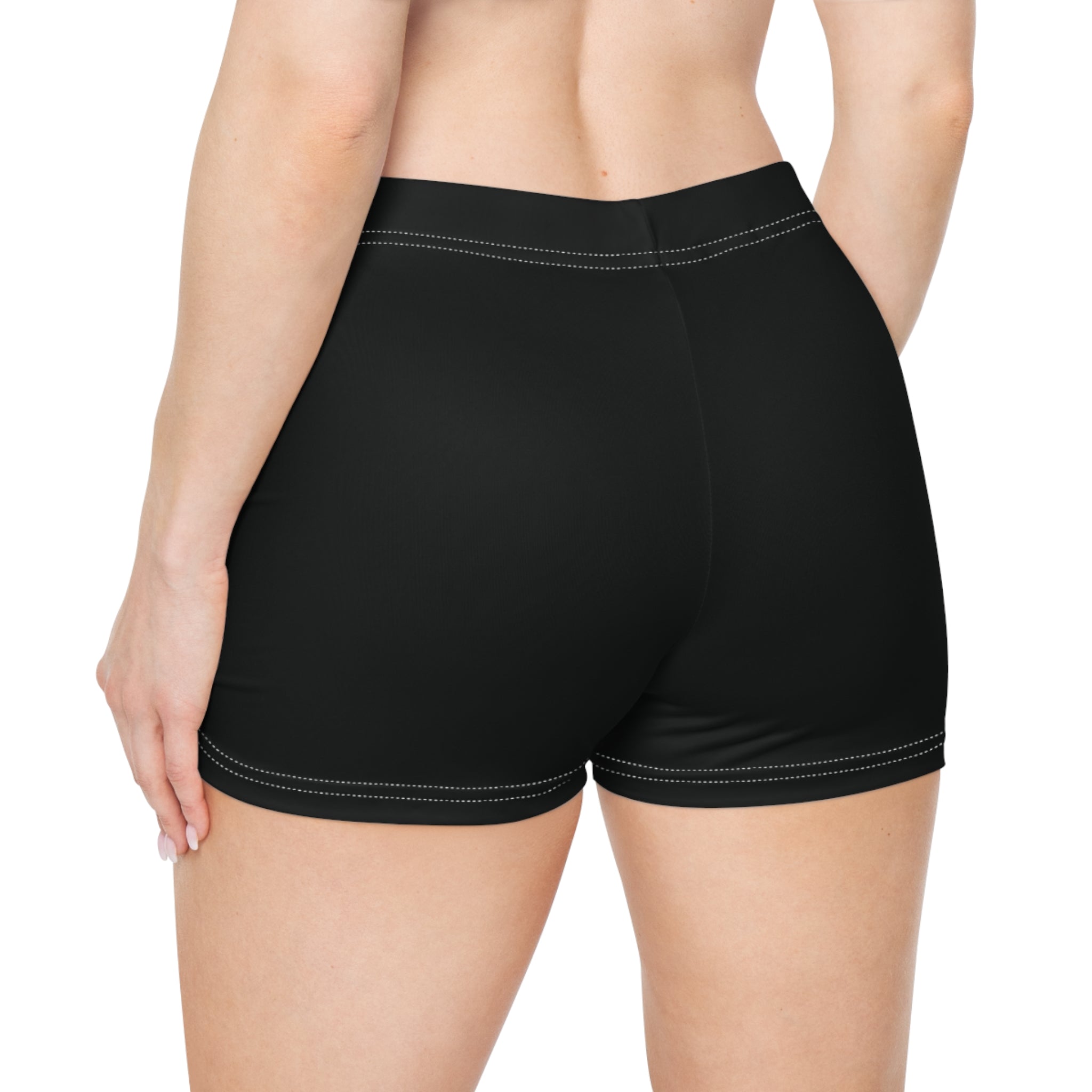 VV Varsity Black Women's Athletic Shorts