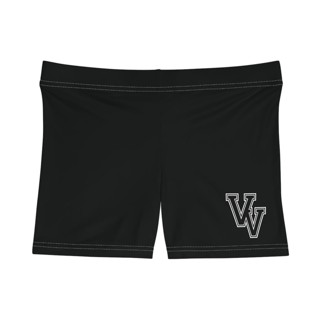 VV Varsity Black Women's Athletic Shorts