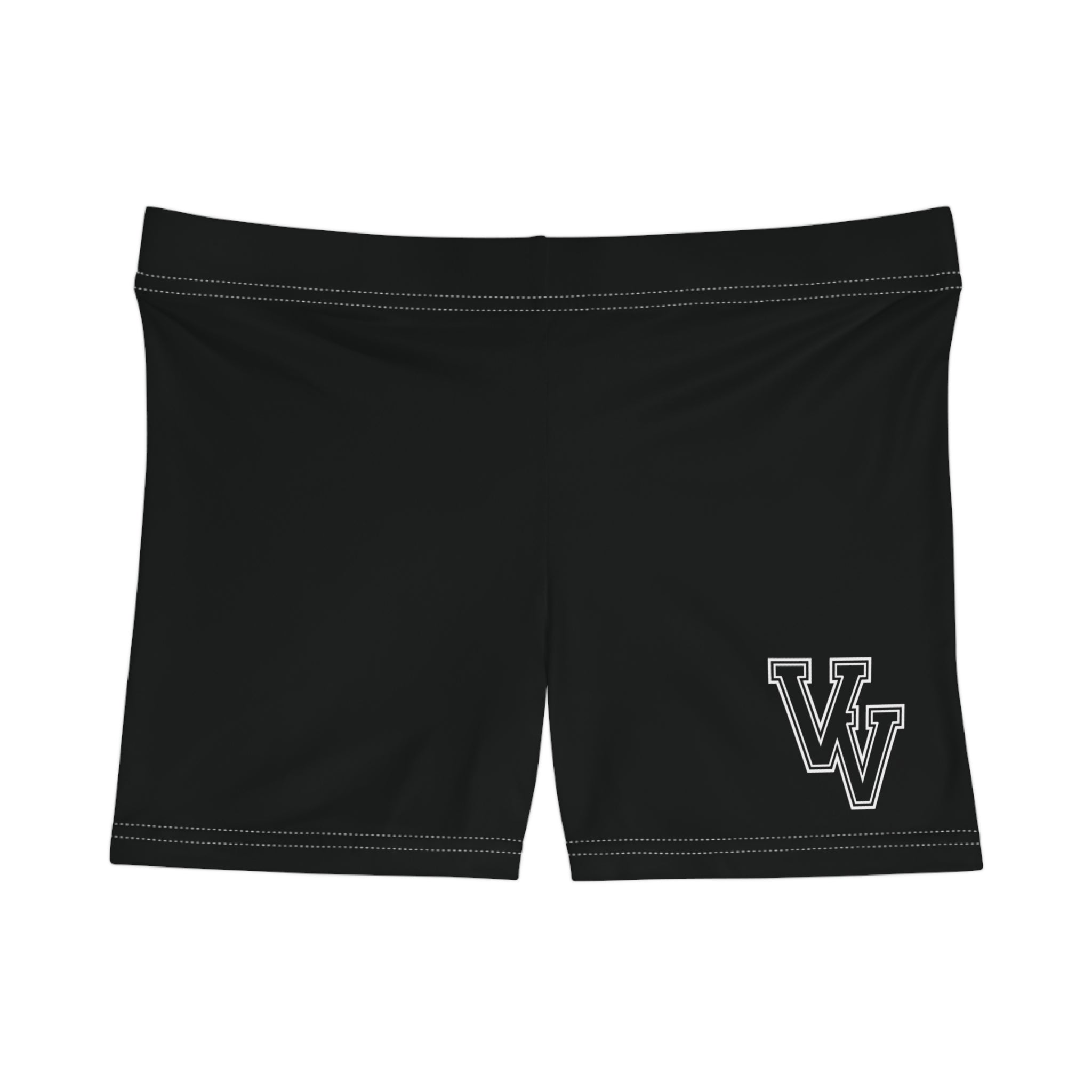 VV Varsity Black Women's Athletic Shorts