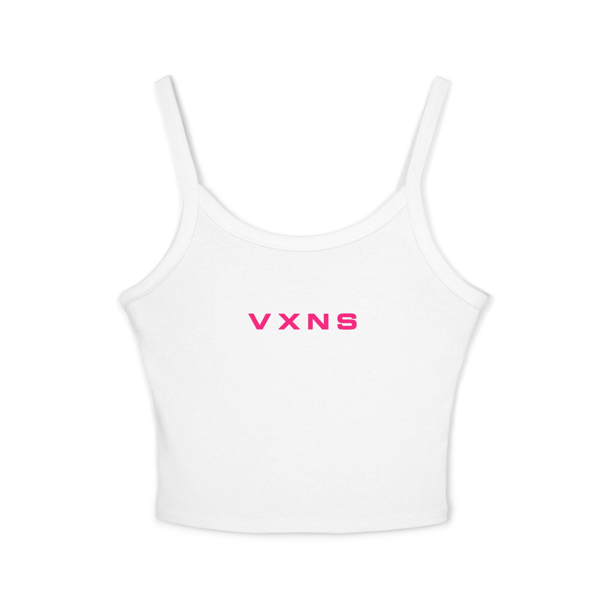 VXNS Pink Logo Spaghetti Strap Tank Top