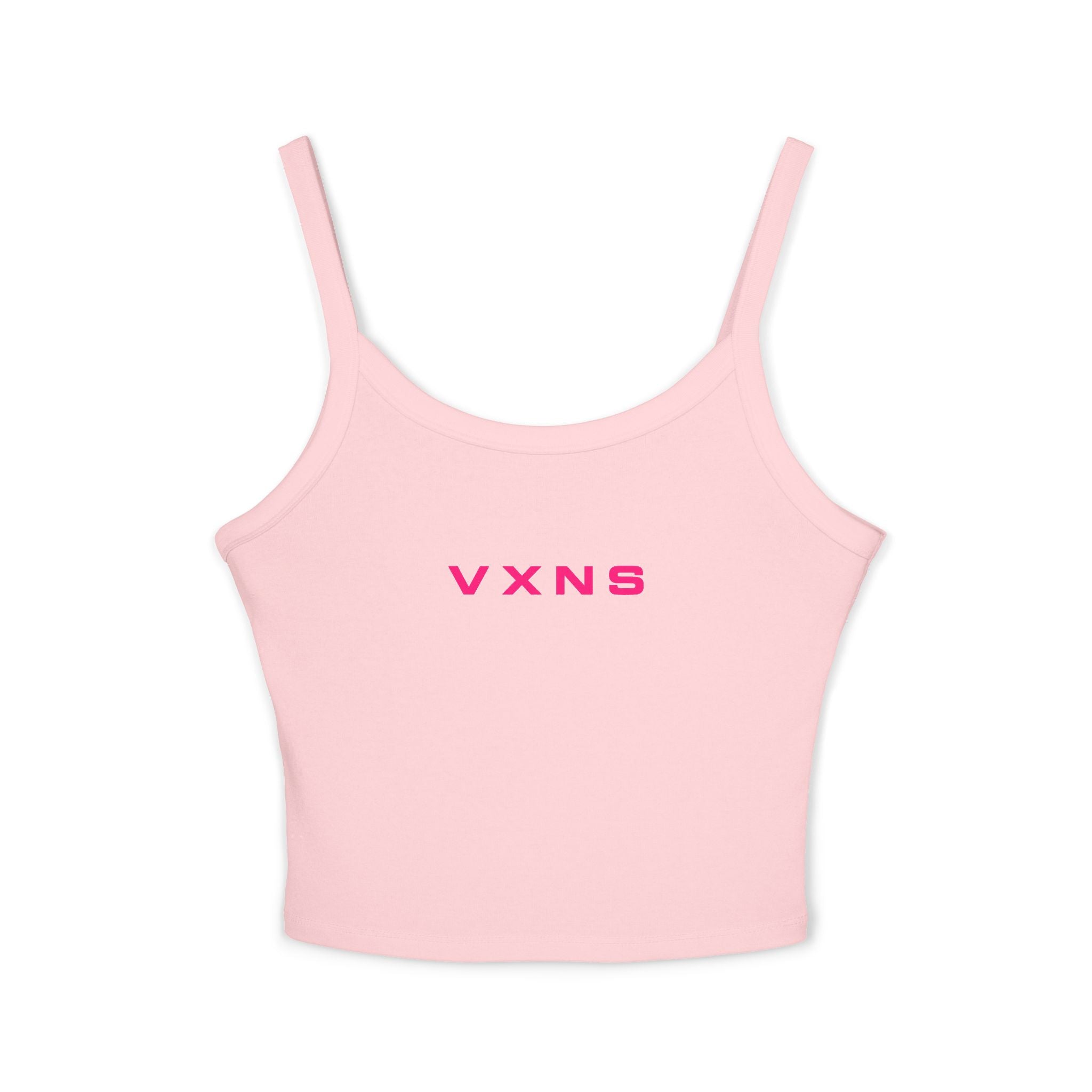 VXNS Pink Logo Spaghetti Strap Tank Top